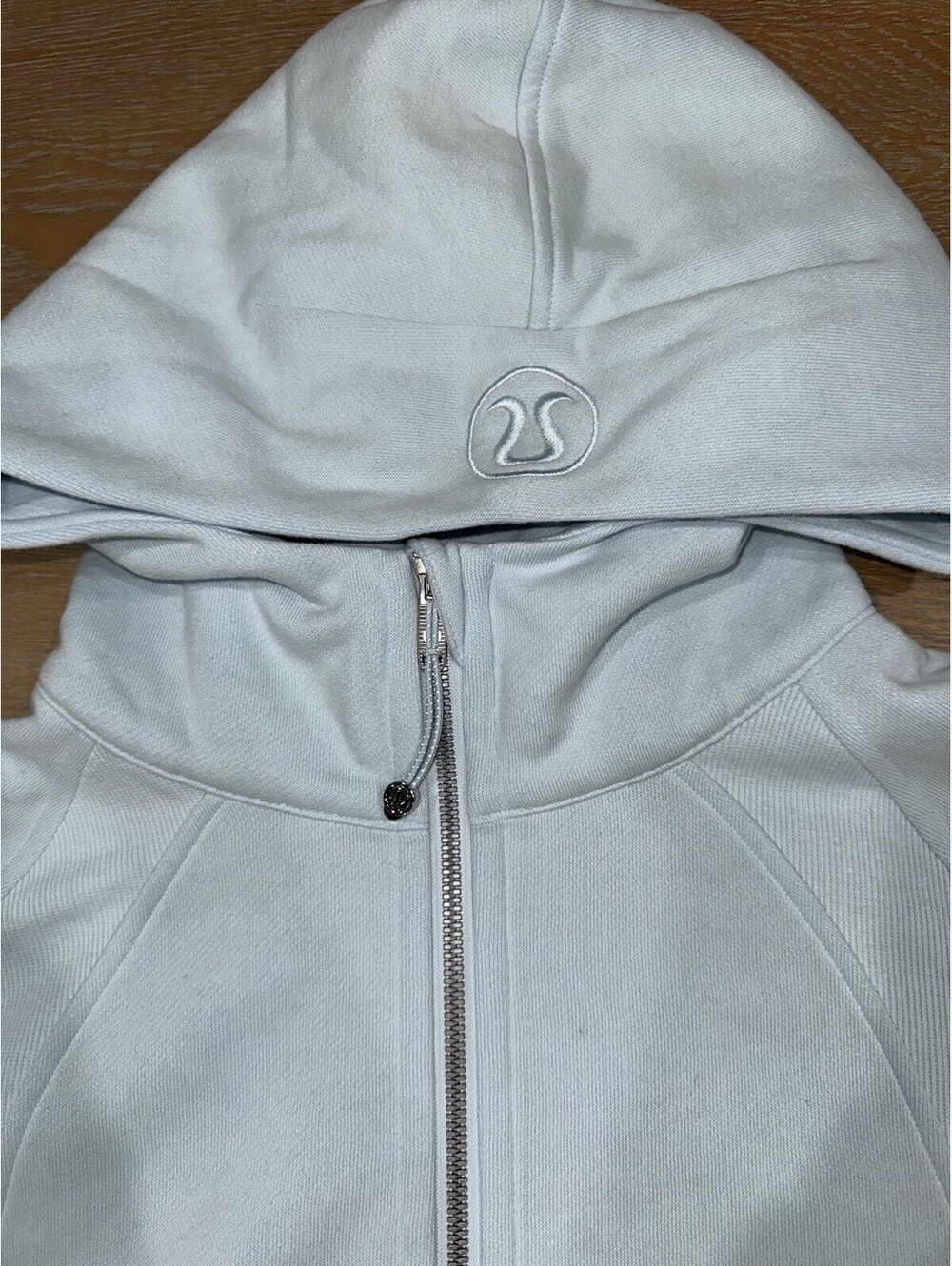 Lululemon Scuba Oversized Half-Zip Hoodie SIZE M/L Powder Blue - Picture 2 of 4